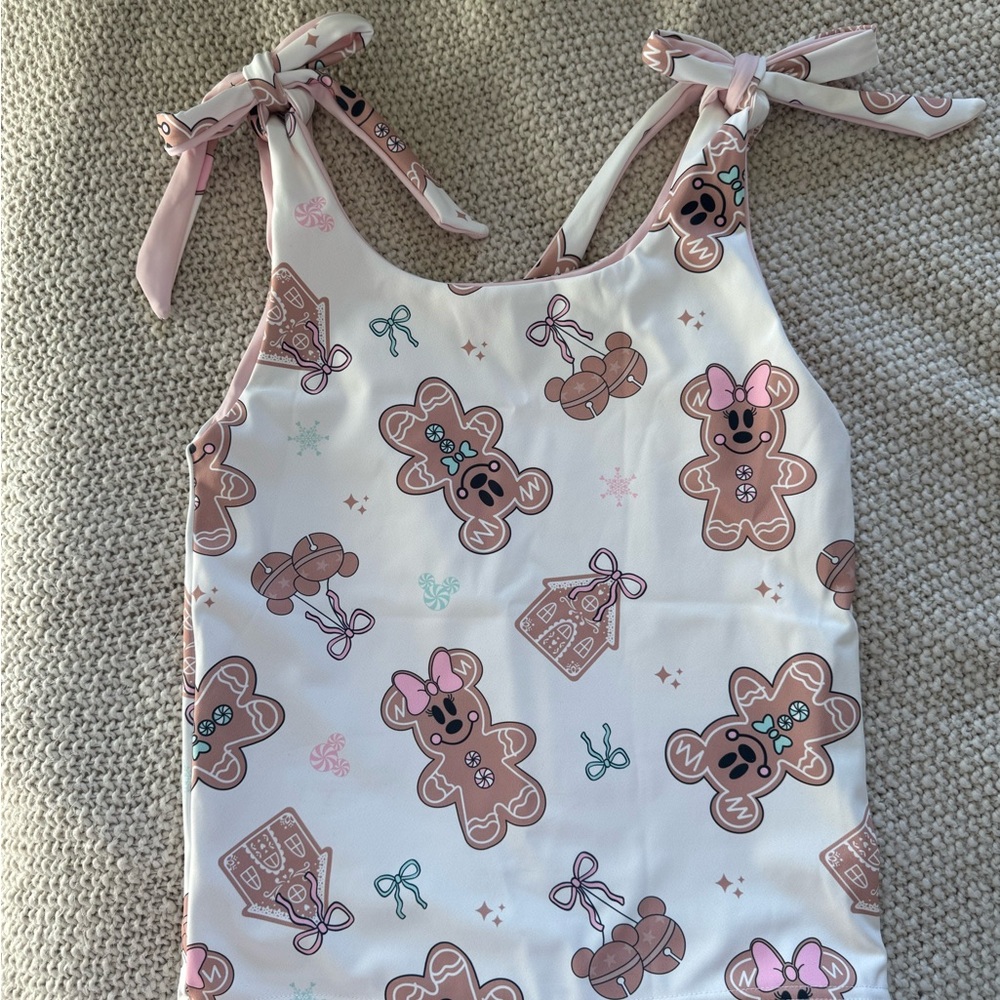 Made by Molly! Disney Gingerbread Print Tank Top. Never worn! Paid $36 new.